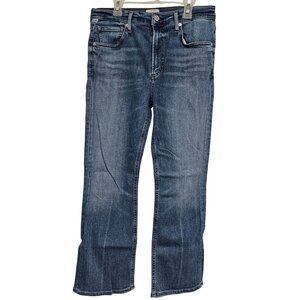 Womens 28 Wide Leg Hippie Boho Cottagecore Whimsigoth Flared Light Wash Jeans